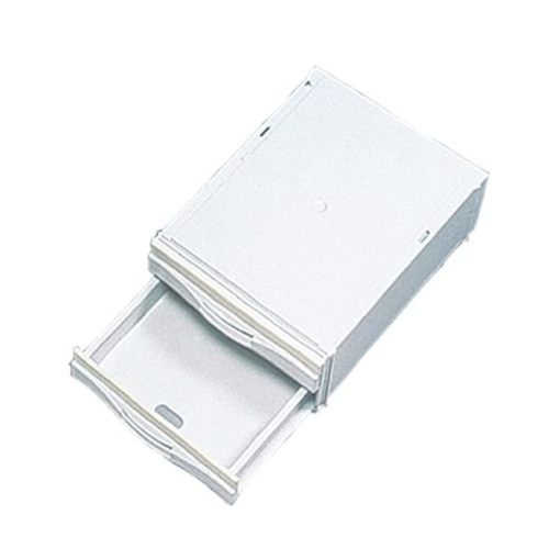 Boîtier burobox de classement individuel en plastique rigide avec deux tiroirs fixes pour dossiers de 345 x 252 mm, empilable et disponible à la commande en ligne sur C.Diff Prom pour une livraison rapide en Suisse.