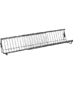 Étagère télescopique inclinée de 15 cm de hauteur et profondeur, idéale pour exposer des publications en demi-format. Disponible à la commande en ligne sur C.Diff Prom avec livraison rapide en Suisse.