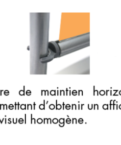 Voile seule pour Easymagnet, disponible dans plusieurs tailles jusqu'à XXL, en simple ou double face avec épaisseurs de 205g et 400g, offrant rapidité de changement de visuel sans transparence, disponible sous 12 jours pour achat en ligne sur C.Diff Prom avec livraison rapide en Suisse.