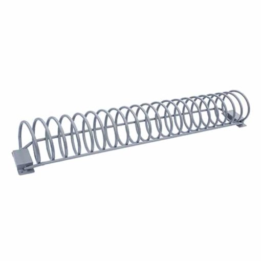 Support à vélos pour 14 unités, idéal pour parkings d'entreprise ou parcs publics, livré monté, monobloc, traité anti-corrosion, adapté à tous les types de pneus, disponible à l'achat en ligne sur C.Diff Prom avec livraison rapide en Suisse.